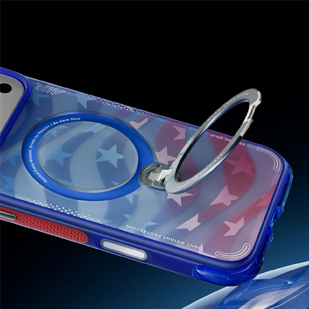 MagSafe-kuori Apple iPhone 18 Pro / 17 Pro:lle, Torras, Ostand Q3 Air Football, Sininen