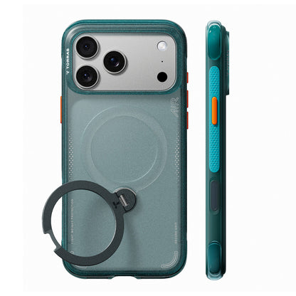 MagSafe-kuori Apple iPhone 18 Pro / 17 Pro:lle, Torras, Ostand Q3 Air, Vihreä