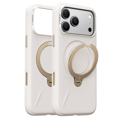 MagSafe-kuori Apple iPhone 18 Pro / 17 Pro:lle, Torras, QPRO-silikoni, valkoinen