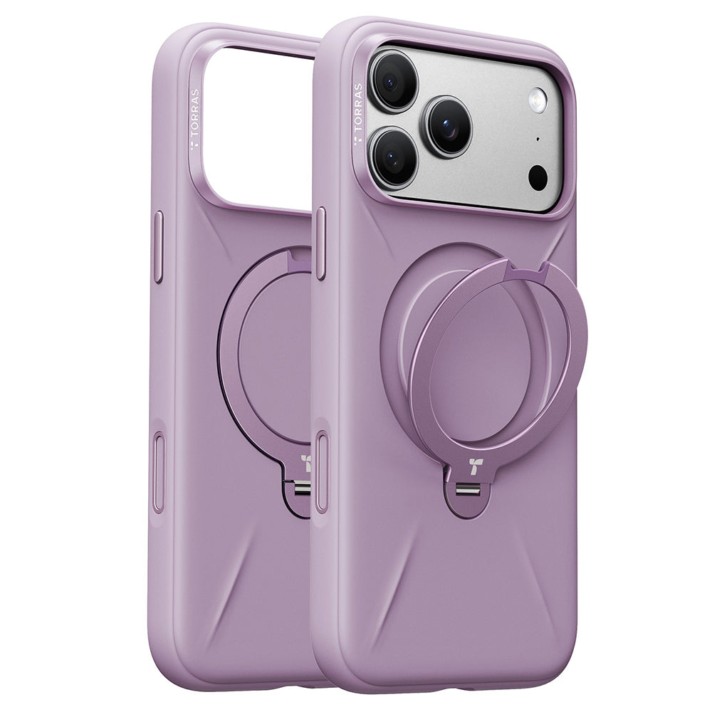 MagSafe-kuori Apple iPhone 18 Pro / 17 Pro:lle, Torras, QPRO-silikoni, violetti