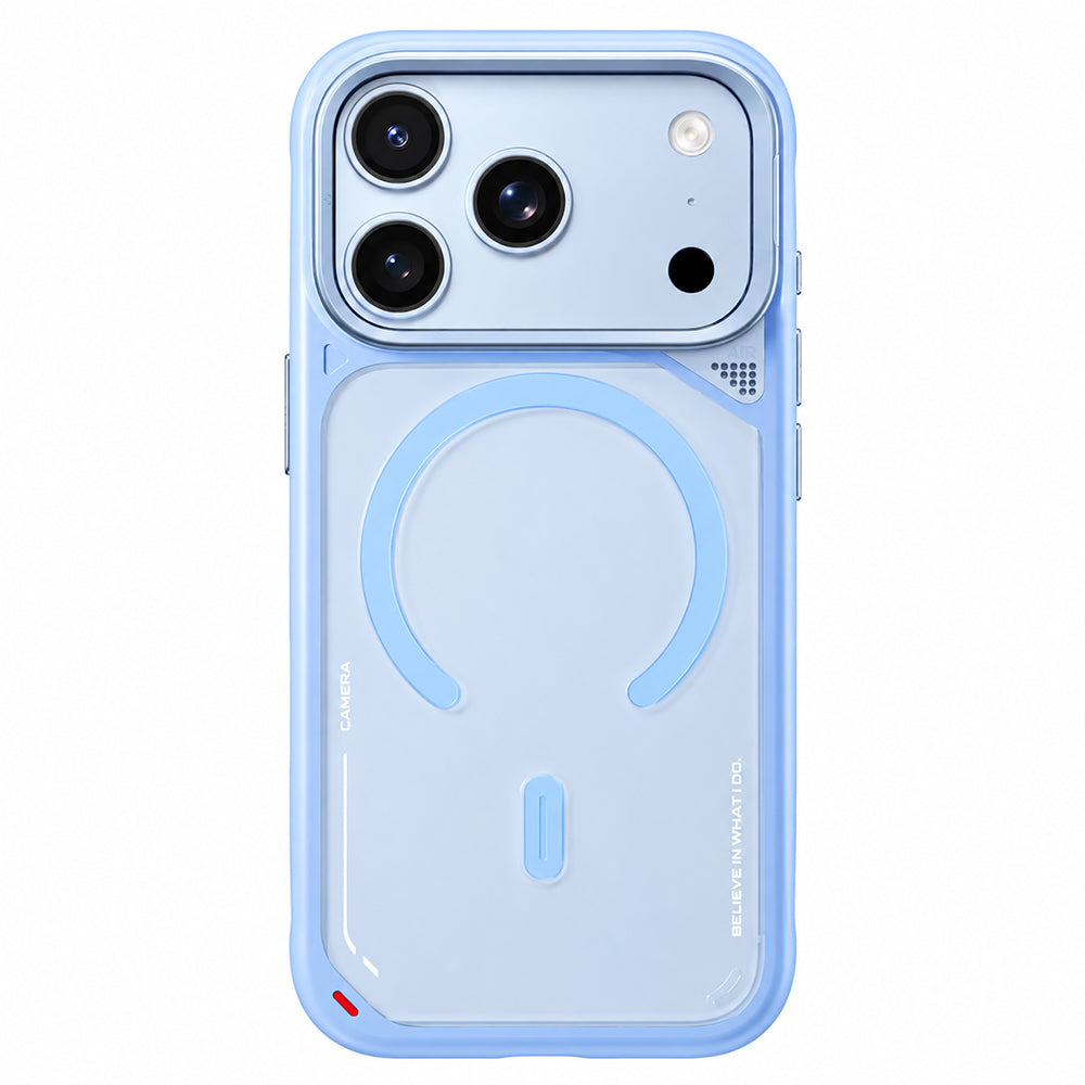 MagSafe-kuori Apple iPhone 18 Pro Max / 17 Pro Max -puhelimelle, Blueo, lämpöä haihduttava jalusta, satiininsininen