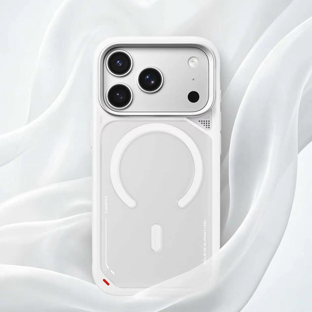 MagSafe-kuori Apple iPhone 18 Pro Max / 17 Pro Max -puhelimelle, Blueo, lämpöä haihduttava jalusta, satiininen viininpunainen