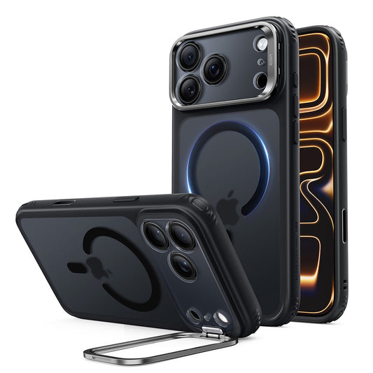 MagSafe-kuori Apple iPhone 18 Pro Max / 17 Pro Max, ESR, Classic Hybrid Kickstand, Matta Musta