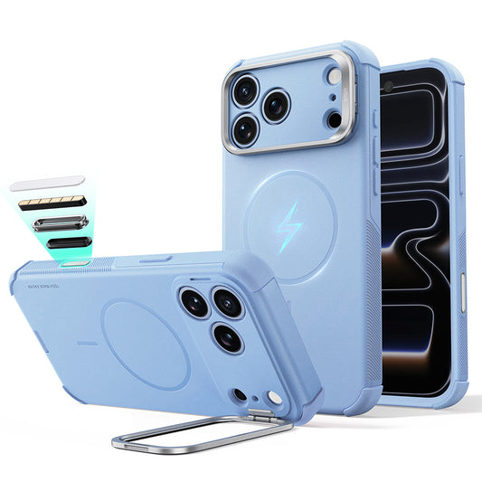 MagSafe-kuori Apple iPhone 18 Pro Max / 17 Pro Max, ESR, Cyber Armor Kickstand, Sininen