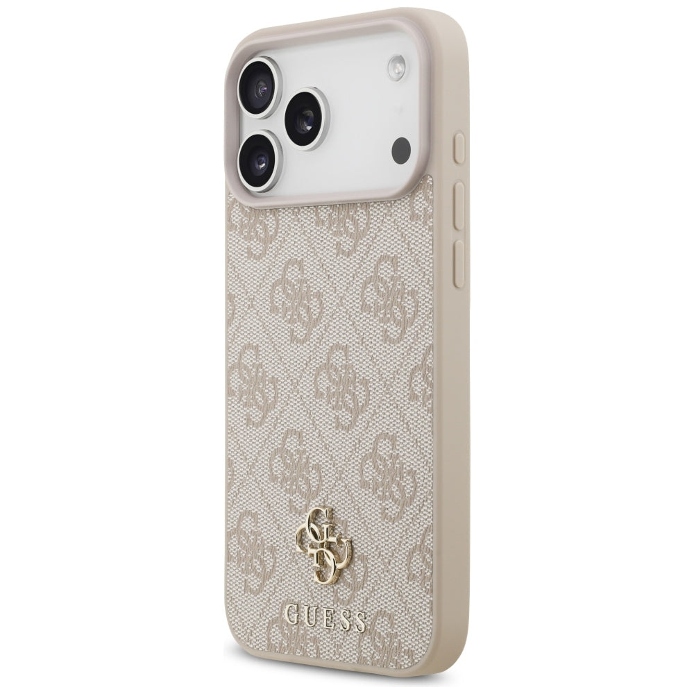 MagSafe-kuori Apple iPhone 18 Pro Max / 17 Pro Max, Guess, 4G Small and Classic, Vaaleanpunainen