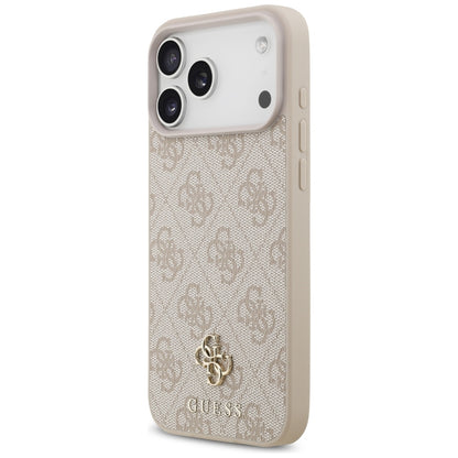MagSafe-kuori Apple iPhone 18 Pro Max / 17 Pro Max, Guess, 4G Small and Classic, Vaaleanpunainen