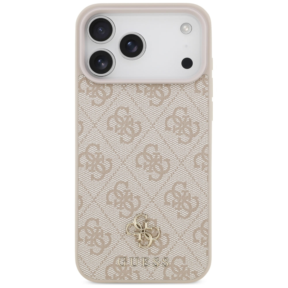 MagSafe-kuori Apple iPhone 18 Pro Max / 17 Pro Max, Guess, 4G Small and Classic, Vaaleanpunainen
