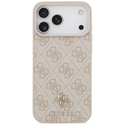 MagSafe-kuori Apple iPhone 18 Pro Max / 17 Pro Max, Guess, 4G Small and Classic, Vaaleanpunainen