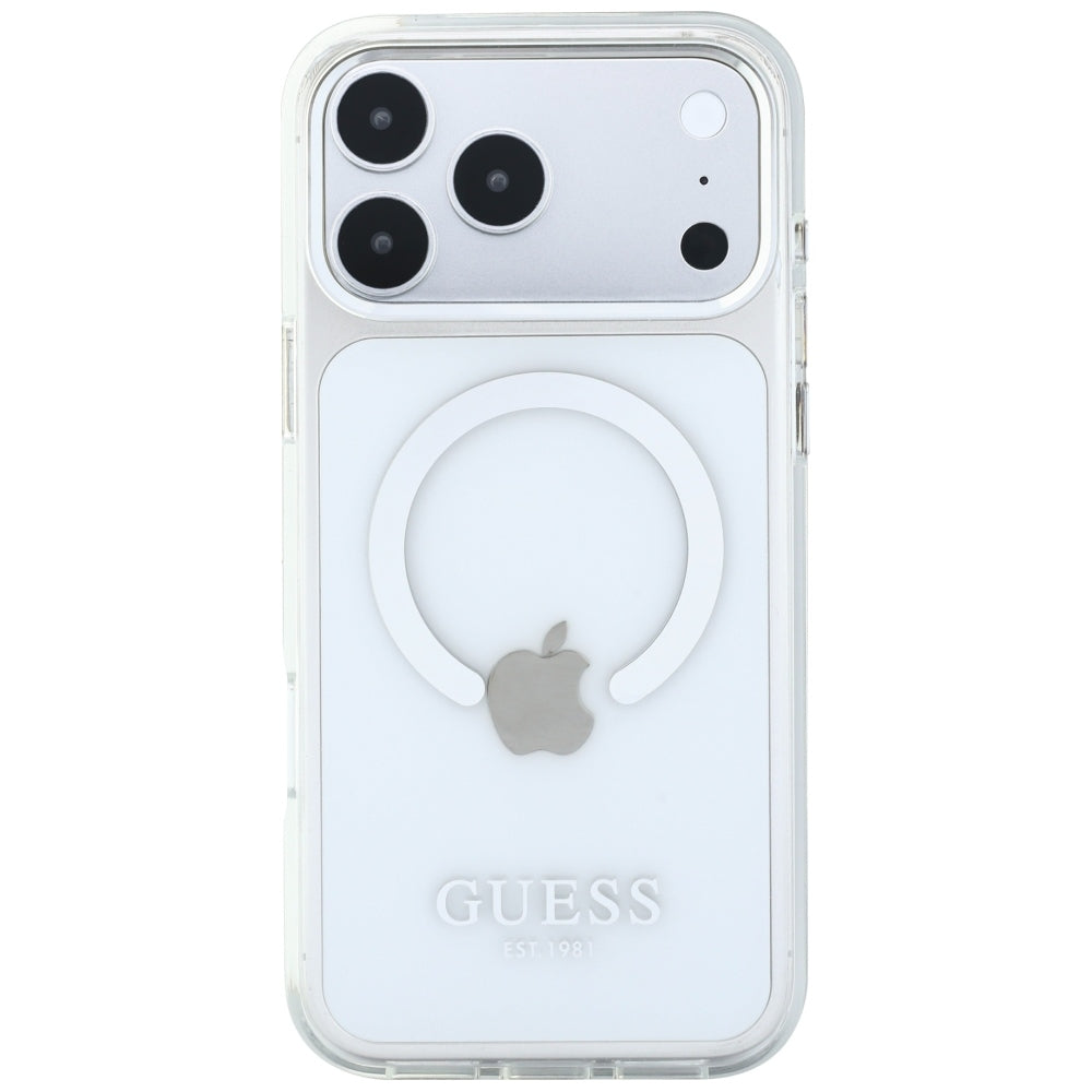MagSafe-kuori Apple iPhone 18 Pro Max / 17 Pro Max, Guess, Metal Outline, Hopea