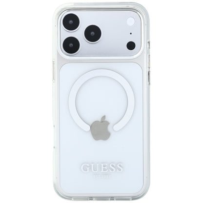 MagSafe-kuori Apple iPhone 18 Pro Max / 17 Pro Max, Guess, Metal Outline, Hopea