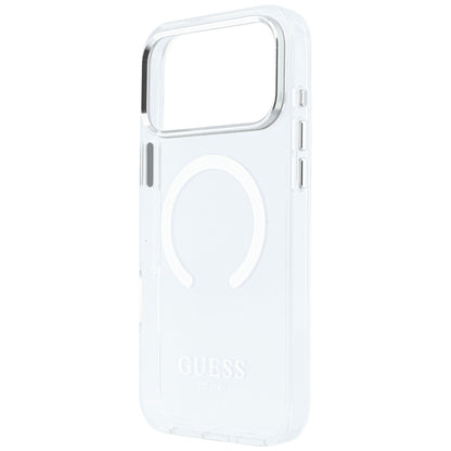 MagSafe-kuori Apple iPhone 18 Pro Max / 17 Pro Max, Guess, Metal Outline, Hopea