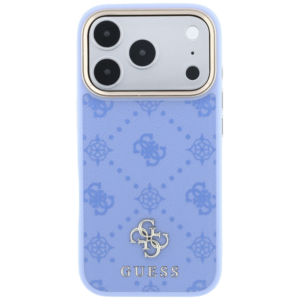 MagSafe-kuori Apple iPhone 18 Pro Max / 17 Pro Max, Guess, Peony 4G Small Logo, Sininen