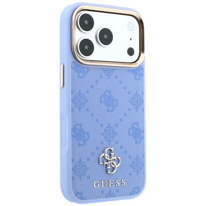 MagSafe-kuori Apple iPhone 18 Pro Max / 17 Pro Max, Guess, Peony 4G Small Logo, Sininen