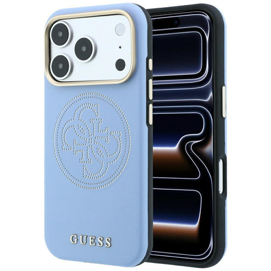 MagSafe-kuori Apple iPhone 18 Pro Max / 17 Pro Max, Guess, Perforated 4G, Bleu