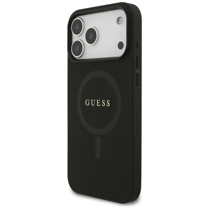 MagSafe-kuori Apple iPhone 18 Pro Max / 17 Pro Max, Guess, Saffiano, Musta