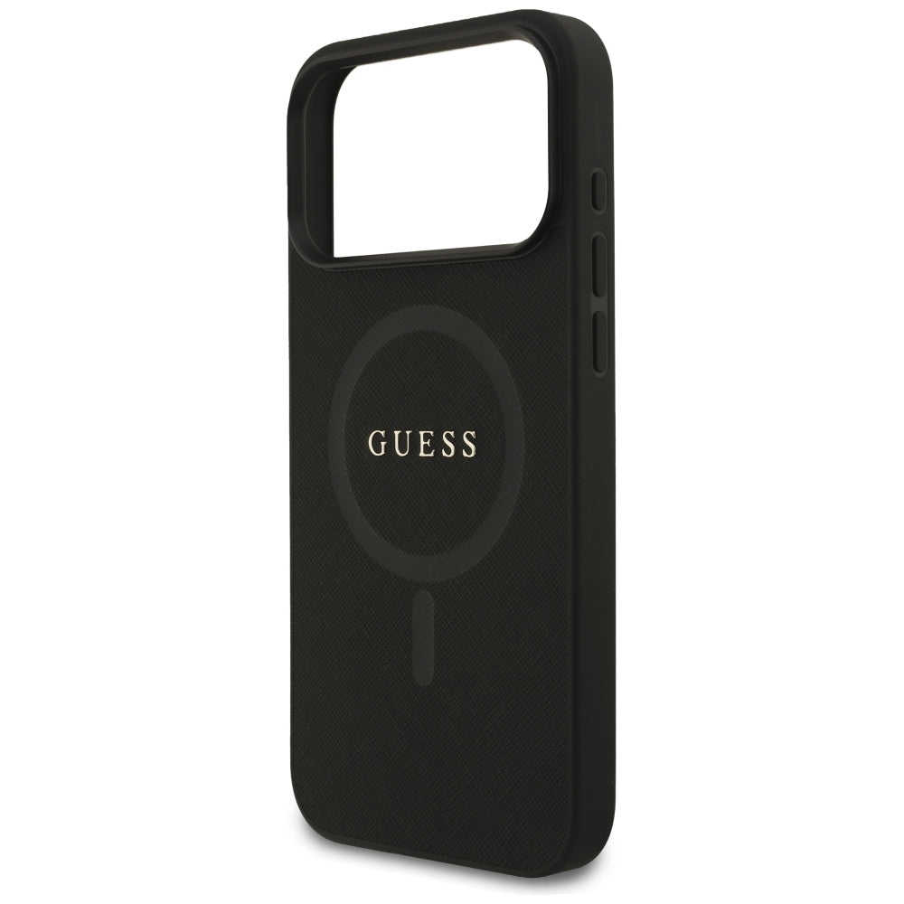 MagSafe-kuori Apple iPhone 18 Pro Max / 17 Pro Max, Guess, Saffiano, Musta