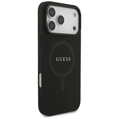 MagSafe-kuori Apple iPhone 18 Pro Max / 17 Pro Max, Guess, Saffiano, Musta