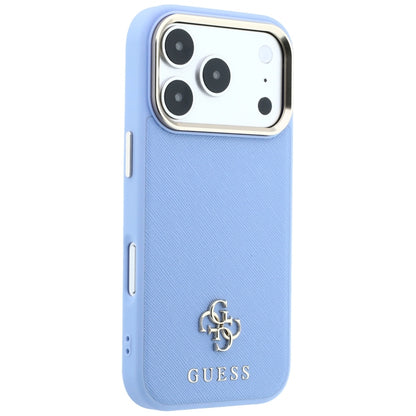 MagSafe-kuori Apple iPhone 18 Pro Max / 17 Pro Max, Guess, Saffiano Small 4G Classic, Bleu