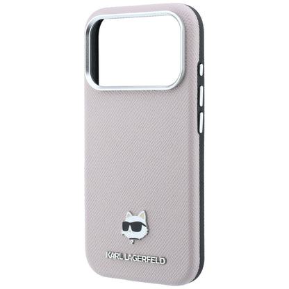 MagSafe-kuori Apple iPhone 18 Pro Max / 17 Pro Max, Karl Lagerfeld, Karkea Choupette-pää, Vaaleanpunainen