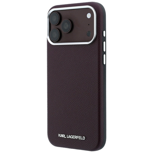 MagSafe-kuori Apple iPhone 18 Pro Max / 17 Pro Max, Karl Lagerfeld, Karkea Pitkä Logo, Viininpunainen