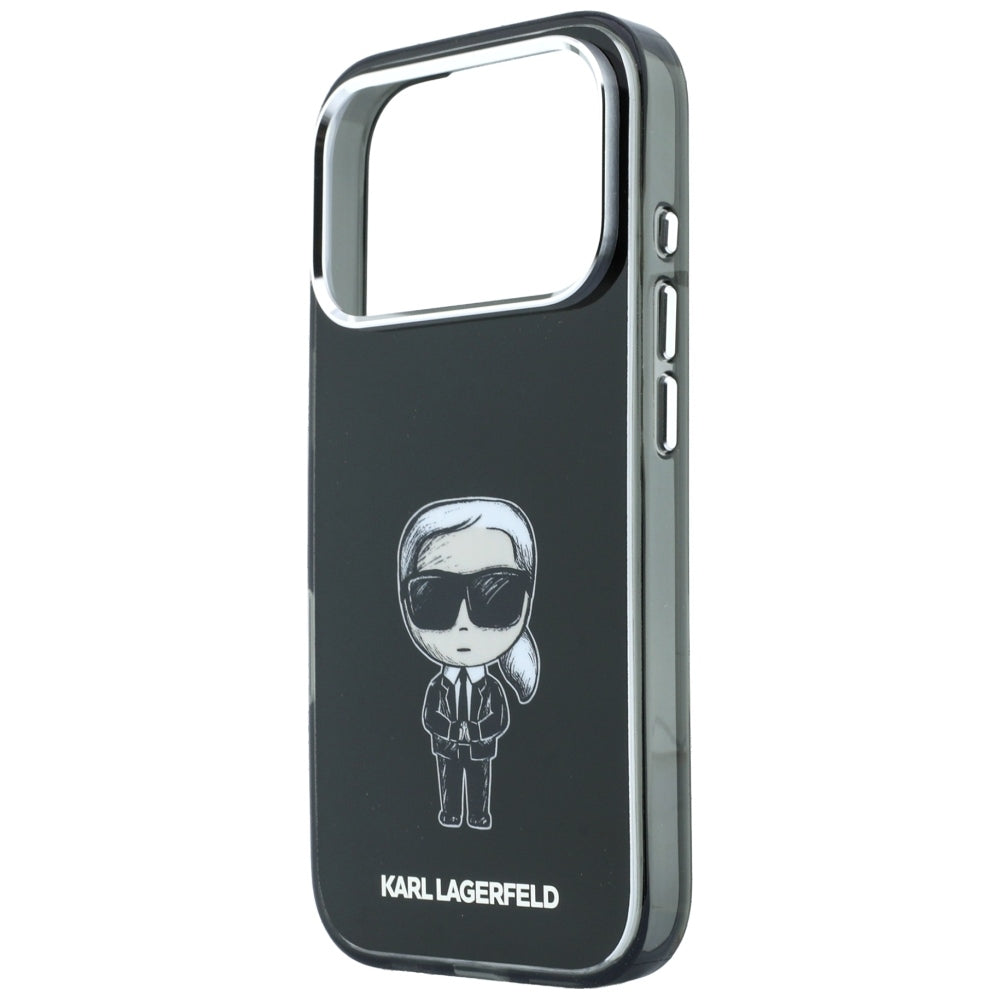 MagSafe Case for Apple iPhone 18 Pro Max / 17 Pro Max, Karl Lagerfeld, HC IML Ikonik Sketch Print, Black