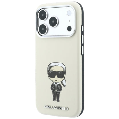 MagSafe Case for Apple iPhone 18 Pro Max / 17 Pro Max, Karl Lagerfeld, Ikonik Sketch, Beige