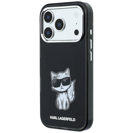 MagSafe-kuori Apple iPhone 18 Pro Max / 17 Pro Max, Karl Lagerfeld, IML Choupette Body Sketch Print, Musta