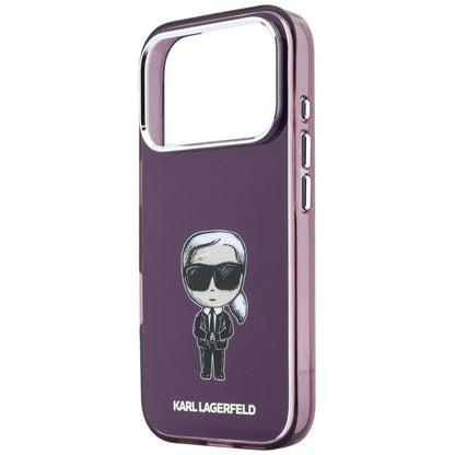 MagSafe-kuori Apple iPhone 18 Pro Max / 17 Pro Max, Karl Lagerfeld, IML Ikonik Sketch Print, Viininpunainen