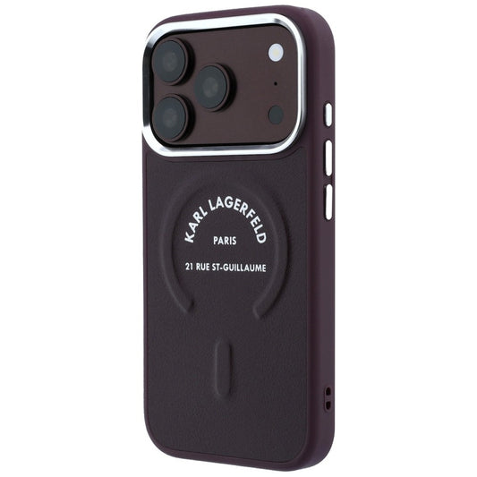 MagSafe-kuori Apple iPhone 18 Pro Max / 17 Pro Max, Karl Lagerfeld, Ring Karl RSG Logo, Viininpunainen