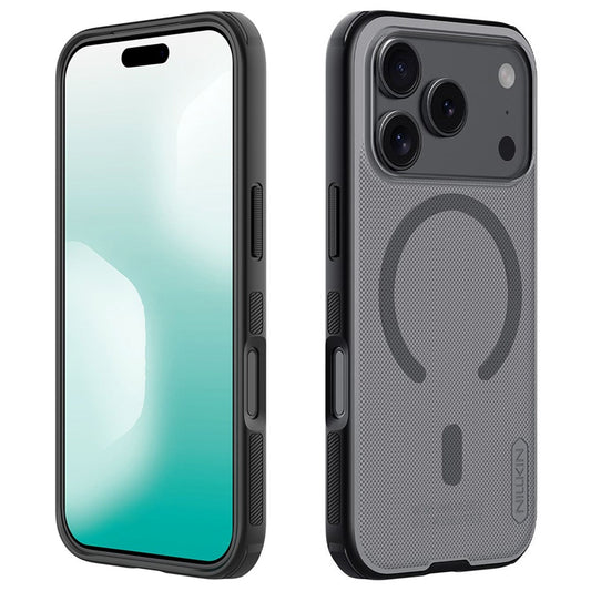 MagSafe-kuori Apple iPhone 18 Pro Max / 17 Pro Max, Nillkin, Super Shield Pro, Musta Läpinäkyvä