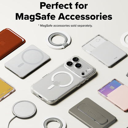 MagSafe-suojakuori Apple iPhone 18 Pro Max / 17 Pro Max -puhelimelle, Ringke Fusion, mattapintainen ja läpinäkyvä