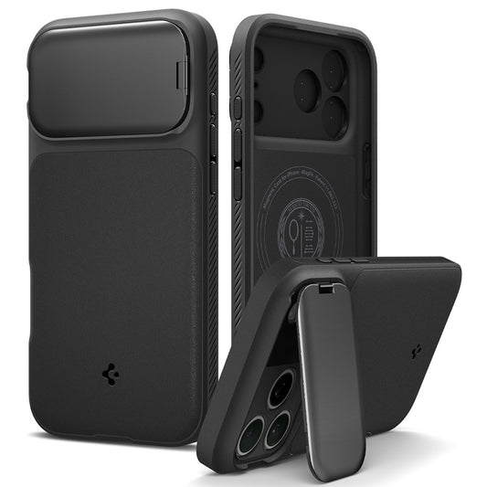 MagSafe Case for Apple iPhone 18 Pro Max / 17 Pro Max, Spigen, Optik Armor, Black ACS09900