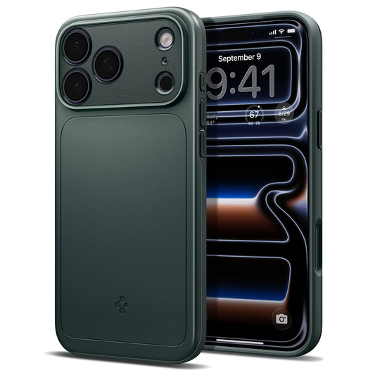 MagSafe-kuori Apple iPhone 18 Pro Max / 17 Pro Max, Spigen, Thin Fit, Vihreä ACS12106