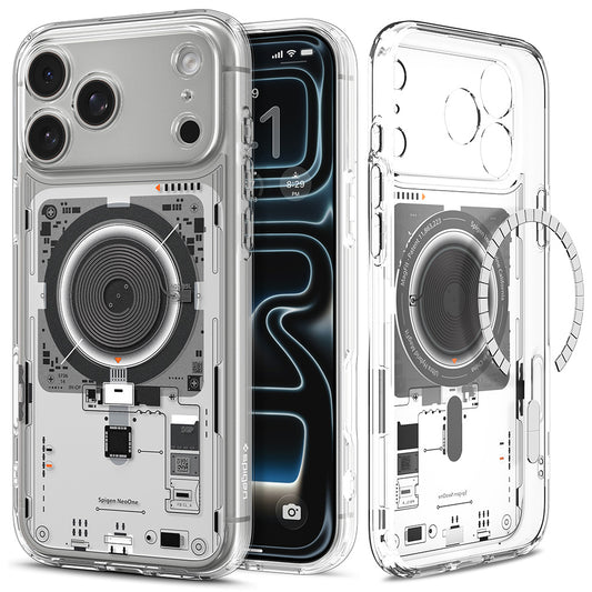 MagSafe-kuori Apple iPhone 18 Pro Max / 17 Pro Max, Spigen, Ultra Hybrid Neo One, Läpinäkyvä ACS12129