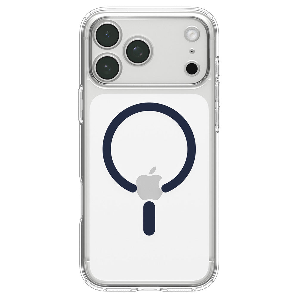 MagSafe-kuori Apple iPhone 18 Pro Max / 17 Pro Max, Spigen, Ultra Hybrid, Läpinäkyvä Laivastonsininen ACS12121
