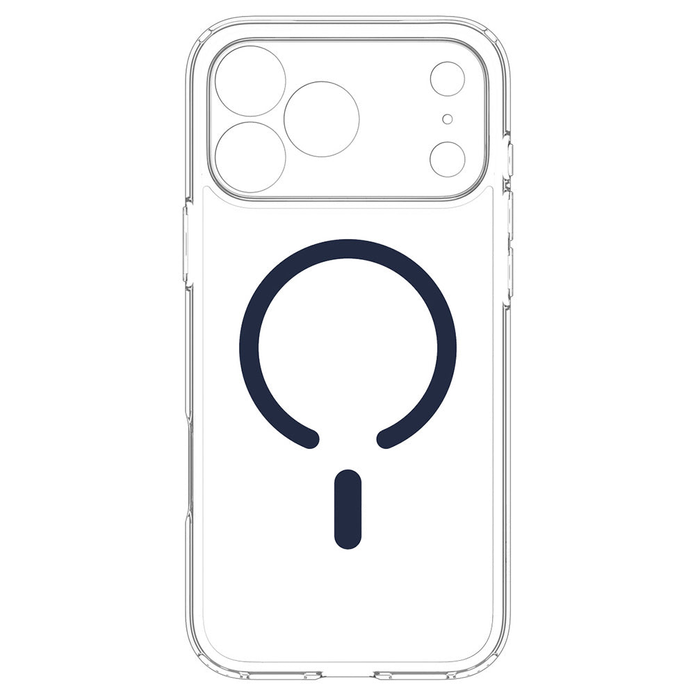 MagSafe-kuori Apple iPhone 18 Pro Max / 17 Pro Max, Spigen, Ultra Hybrid, Läpinäkyvä Laivastonsininen ACS12121