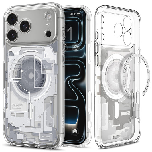 MagSafe-kuori Apple iPhone 18 Pro Max / 17 Pro Max, Spigen, Ultra Hybrid Zero One, Valkoinen ACS12126