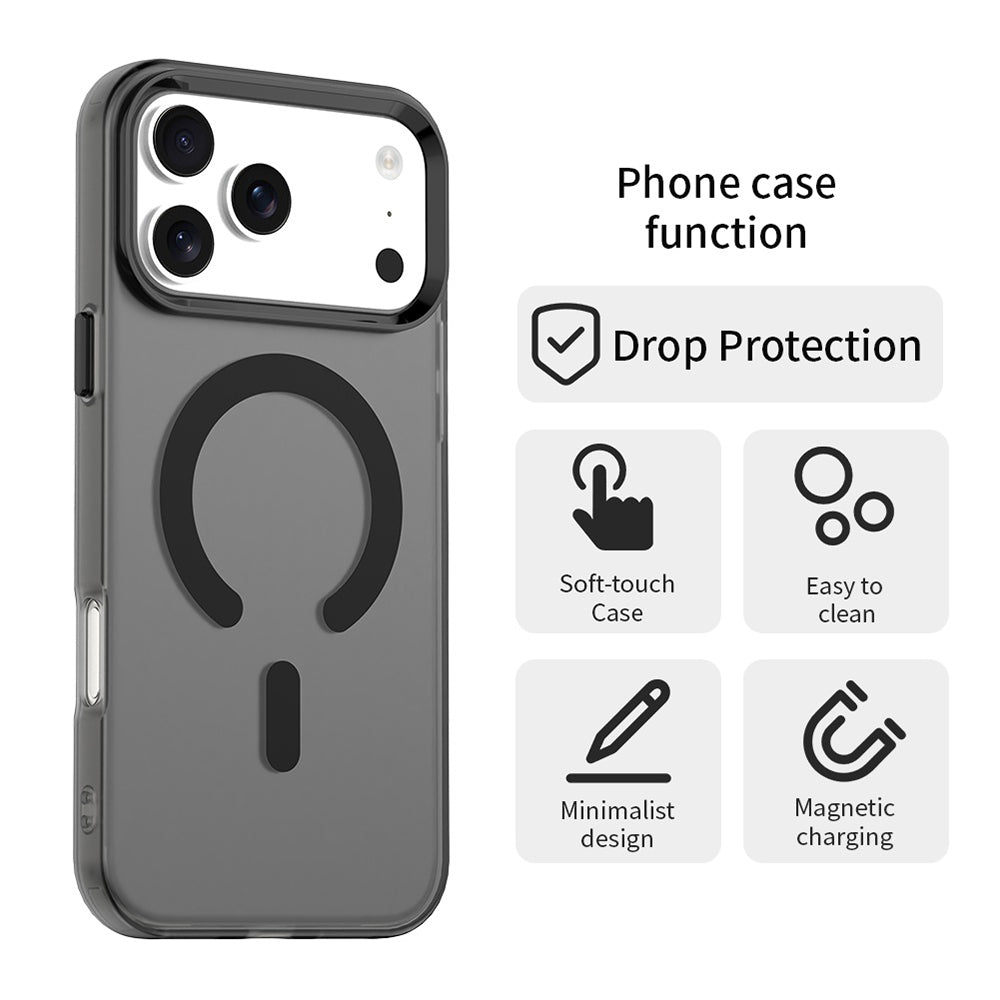 MagSafe-kuori Apple iPhone 18 Pro Max / 17 Pro Max, Techsuit, CandyCase, Musta