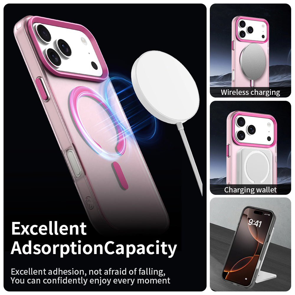 MagSafe-kuori Apple iPhone 18 Pro Max / 17 Pro Max, Techsuit, CandyCase, Vaaleanpunainen