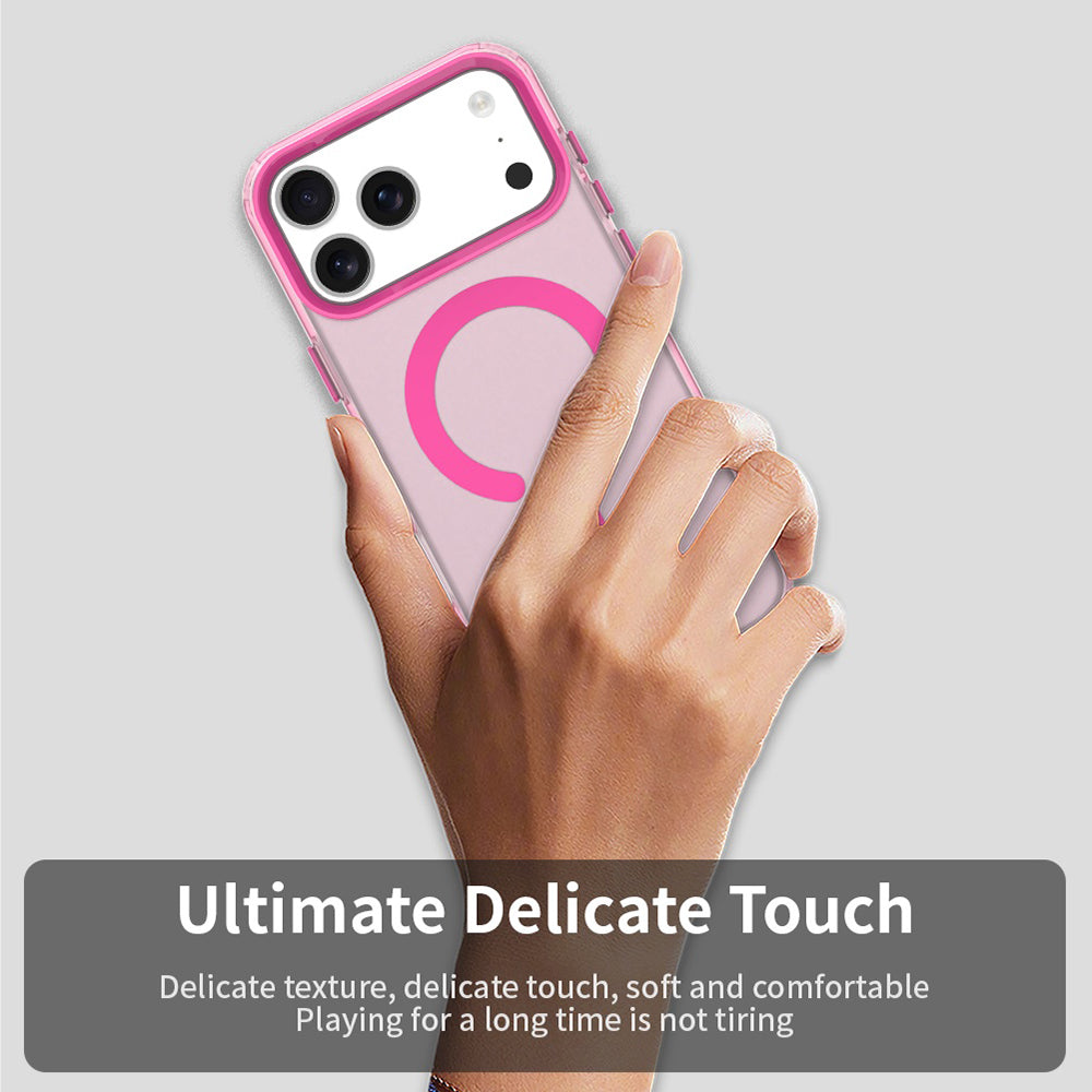 MagSafe-kuori Apple iPhone 18 Pro Max / 17 Pro Max, Techsuit, CandyCase, Vaaleanpunainen