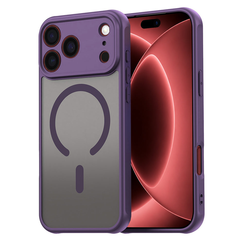 MagSafe-kuori Apple iPhone 18 Pro Max / 17 Pro Max, Techsuit, HaloFrost II, Violetti