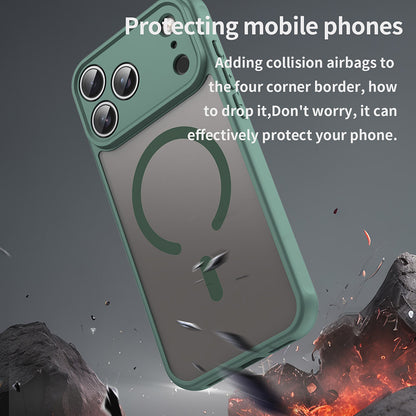 MagSafe-kuori Apple iPhone 18 Pro Max / 17 Pro Max, Techsuit, HaloFrost II, Vihreä