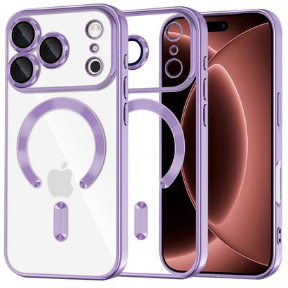 MagSafe-kuori Apple iPhone 18 Pro Max / 17 Pro Max, Techsuit, Luxury Crystal, Vaaleanvioletti