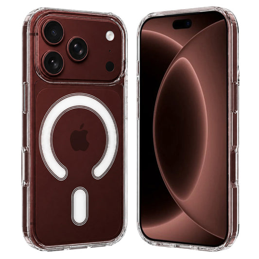 MagSafe-kuori Apple iPhone 18 Pro Max / 17 Pro Max, Techsuit, Pro, Läpinäkyvä