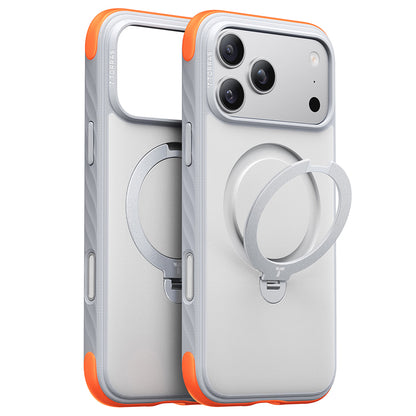 MagSafe-kuori Apple iPhone 18 Pro Max / 17 Pro Max, Torras, Ostand Q3 Rugged, Valkoinen