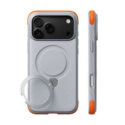 MagSafe-kuori Apple iPhone 18 Pro Max / 17 Pro Max, Torras, Ostand Q3 Rugged, Valkoinen