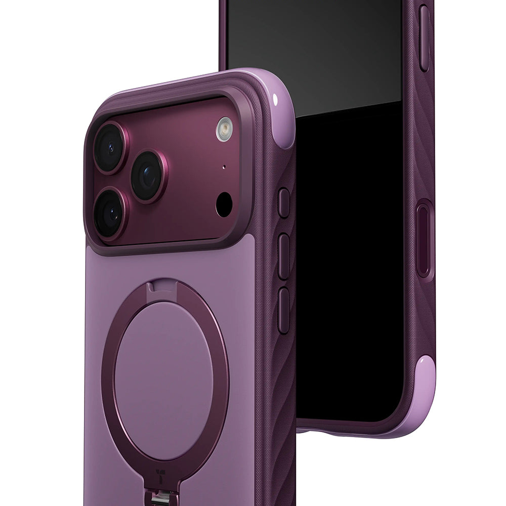 MagSafe-kuori Apple iPhone 18 Pro Max / 17 Pro Max, Torras, Ostand Q3 Rugged, Valkoinen