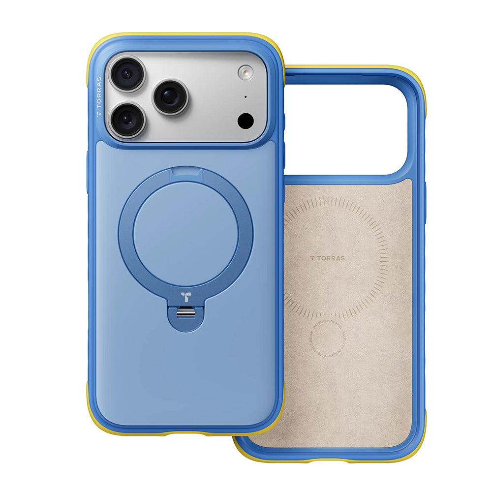 MagSafe-kuori Apple iPhone 18 Pro Max / 17 Pro Max, Torras, Ostand Q3 Rugged, Valkoinen