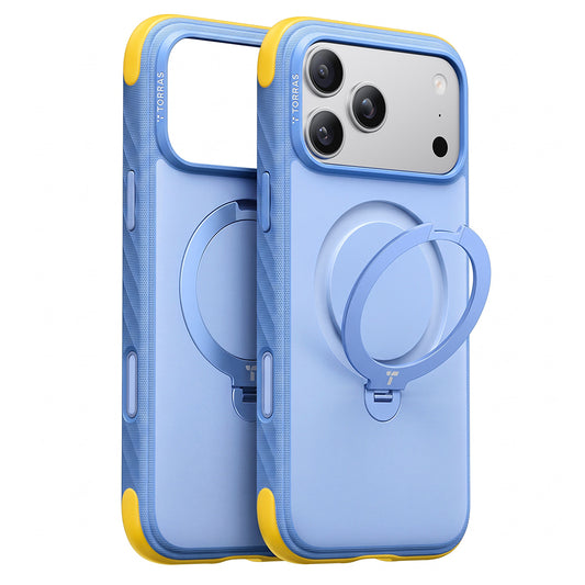 MagSafe-kuori Apple iPhone 18 Pro Max / 17 Pro Max, Torras, Ostand Q3 Rugged, Sininen