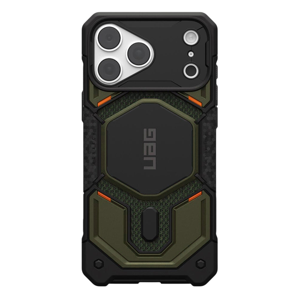 MagSafe-kuori Apple iPhone 18 Pro Max / 17 Pro Max, Urban Armor Gear, Monarch Pro Kevlar, Vihreä
